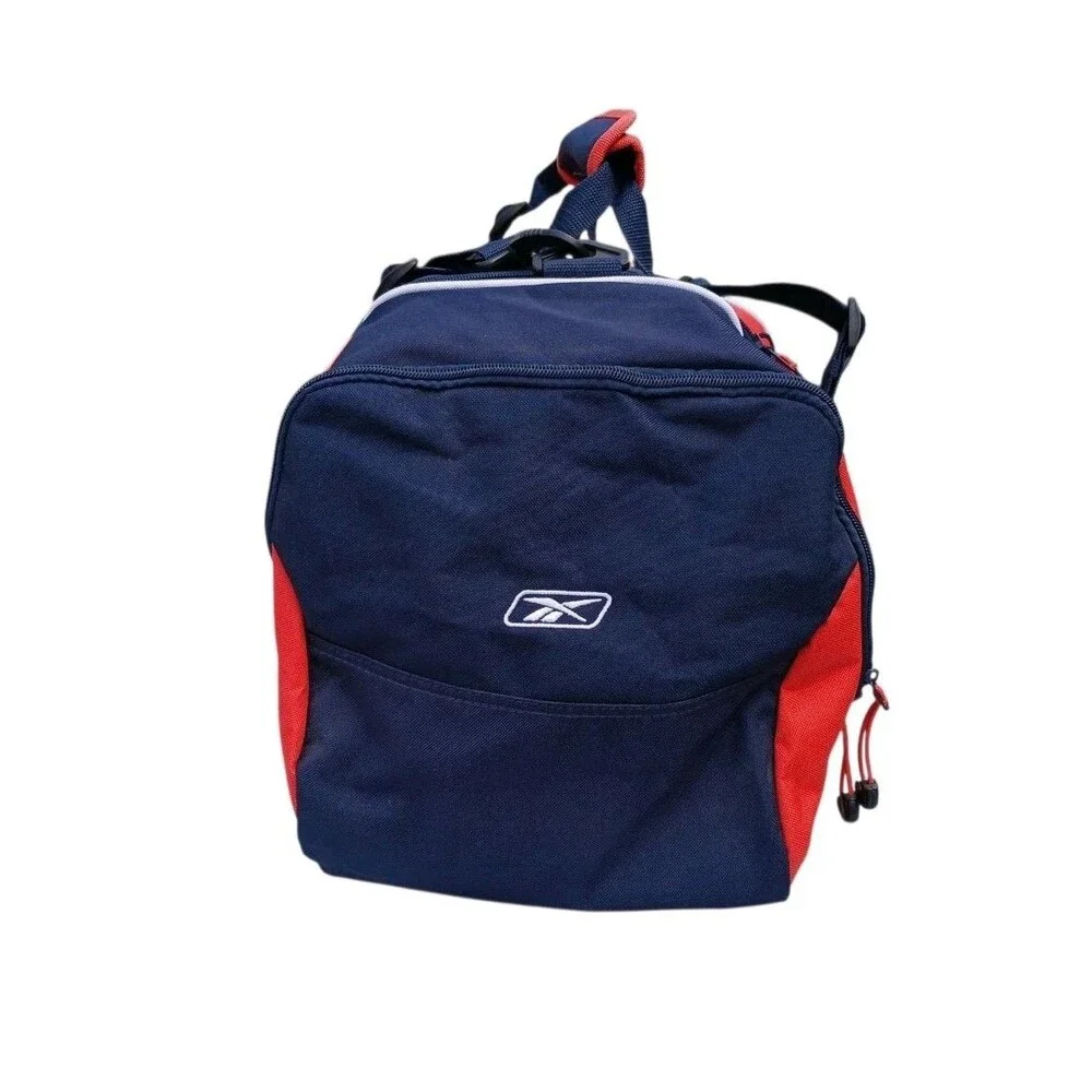 Reebok NFL 2007 Super Bowl Colts Vs Bears XLI Blue Canvas Duffel Bag Gym Travel